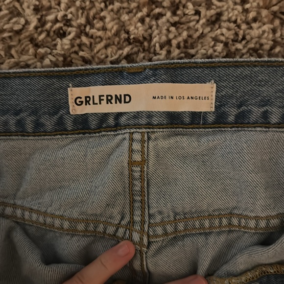 GRLFRND DENIM Liya Low Rise Boyfriend Size 30 - Picture 2 of 2